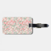 Pastel Mermaid Gold GLITZER CUSTOM LUGGAGE TAG Gepäckanhänger (Rückseite horizontal)