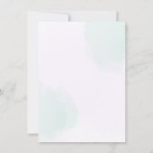 Pastel Mermaid Schwanz Geburtstag Einladung (Rückseite)