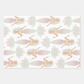 Pastel Mermaid Theme Wrapping Paper Set Geschenkpapier Set (Vorderseite 3)