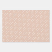 Pastel Merry Christmas Rainbow Geschenkpapier Set (Vorderseite)