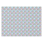 Pastel Mid Century Modern Tischdecke (Vorderseite (Horizontal))