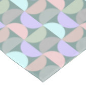 Pastel Mid Century Modern Tischdecke (Schrägansicht)