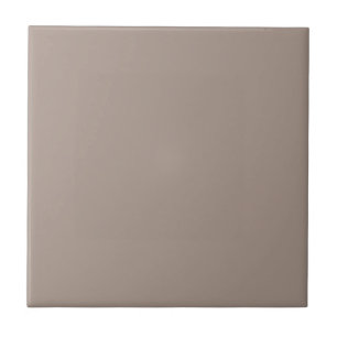 Pastel Mid Gray Beige Solid Color Tile Fliese