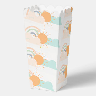 Pastel Minimal Baby Dusche Geschenkschachtel
