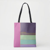 Pastel Minimalistisch Trendy Stylish Chic Colorful Tasche (Vorderseite)