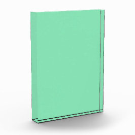 Pastel Mint Green Acrylic Award