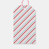 Pastel Mint Green Christmas Gift Tag Geschenkanhänger (Rückseite)