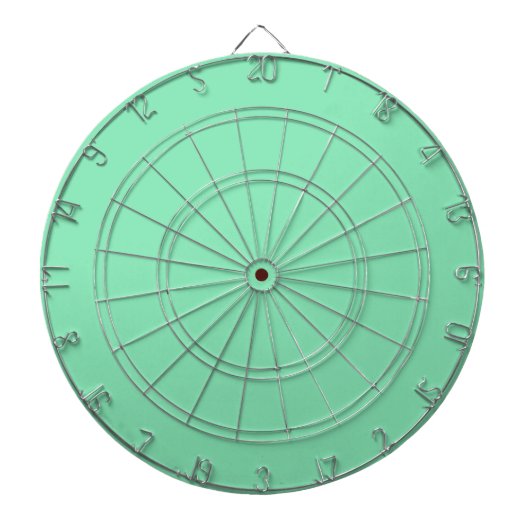 Pastel Mint Green Dart Board Dartscheibe (vorne)