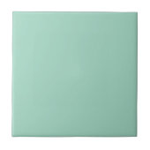 Pastel Mint Green Minimalistisch Frühjahr & Sommer Fliese (Vorderseite)