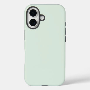 Pastel Mint Green Solid Color iPhone 16 Hülle