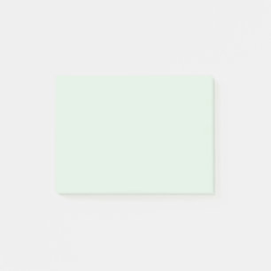 Pastel Mint Green Solid Color Post-it Klebezettel
