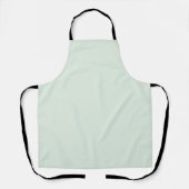 Pastel Mint Green Solid Color Schürze (Vorderseite)