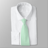Pastel Mint Green Speckle Gemustert Necktie Krawatte (Gebunden)