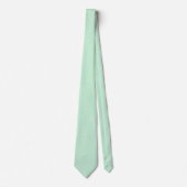 Pastel Mint Green Speckle Gemustert Necktie Krawatte (Vorderseite)
