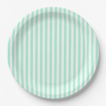 Pastel Mint Green Stripes Sommer Streifen