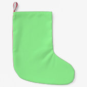 Pastel Mint Solid Color | Classic | elegant Kleiner Weihnachtsstrumpf (Vorderseite)