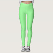 Pastel Mint Solid Color | Classic | elegant Leggings (Vorderseite)