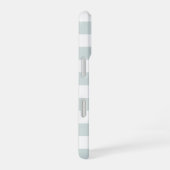 Pastel Mint Strip Personalisiert iPhone 16 Hülle (Rechte Seite)
