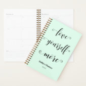 Pastel Minze Inspiration Selbstversorgung Zitat Planer (Anzeige)