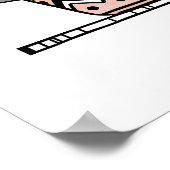 Pastel Mitte des Jahrhunderts Boho-chic Kitchen Wa Poster (Ecke)