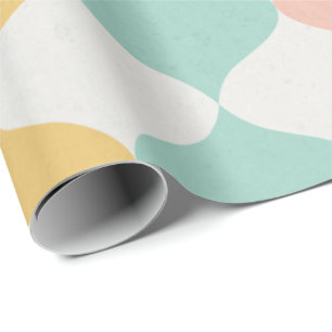 Pastel Mitte des Jahrhunderts Moderne Geschenkwrap Geschenkpapier