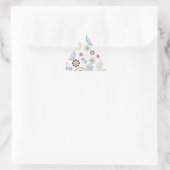 Pastel Mod Dreieckiger Aufkleber (Tasche)