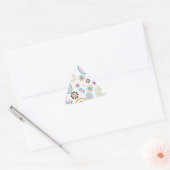 Pastel Mod Dreieckiger Aufkleber (Umschlag)