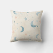 Pastel Moon and Stars Kissen (Rückseite)