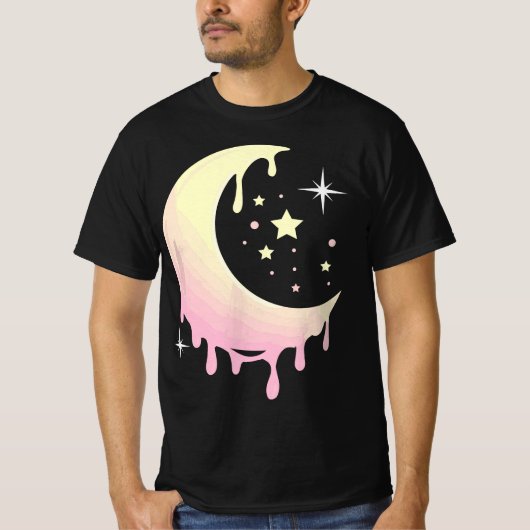 Pastel Moon Kawaii Pastel Goth  T-Shirt (Vorderseite)