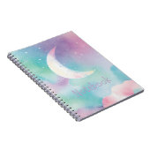 Pastel Moon Notebook Notizblock (Rechte Seite)