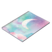 Pastel Moon Notebook Notizblock (Linke Seite)