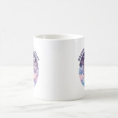 Pastel Moonlit Night - Dreamy Crescent Moon Kaffeetasse (Mittel)