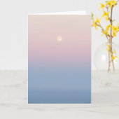 Pastel Moonrise Karte (Gelbe Blume)
