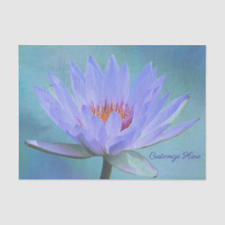 "Pastel Morning" Water Lily Tissue Paper Gift Wrap Seidenpapier