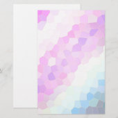 Pastel Mosaic Briefpapier (Vorne/Hinten)