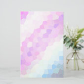 Pastel Mosaic Briefpapier (Stehend Vorderseite)