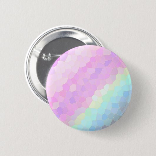 Pastel Mosaic Button (Vorne & Hinten)