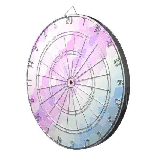 Pastel Mosaic Dartscheibe (Vorderseite rechts)