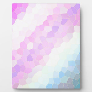 Pastel Mosaic Fotoplatte