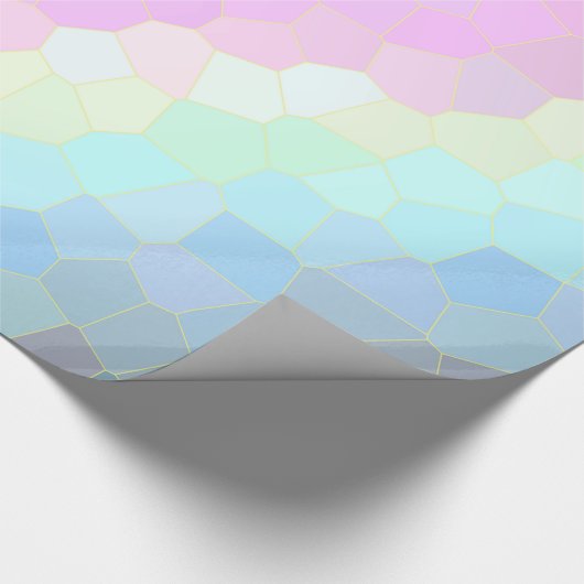 Pastel Mosaic Geschenkpapier (Ecke)