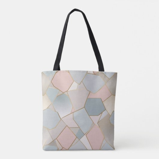 Pastel Mosaic Luxury Tasche (Rückseite)