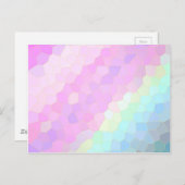 Pastel Mosaic Postkarte (Vorne/Hinten)