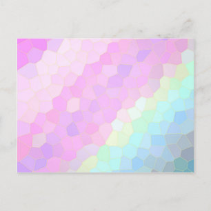 Pastel Mosaic Postkarte