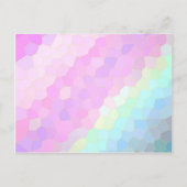 Pastel Mosaic Postkarte (Vorderseite)