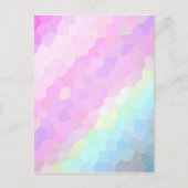 Pastel Mosaic Postkarte (Vorderseite)