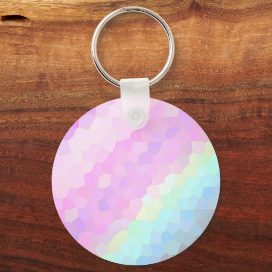 Pastel Mosaic Schlüsselanhänger (Vorderseite)