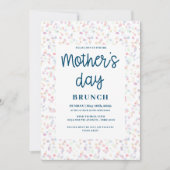 Pastel Mother's day Brunch Einladung (Vorderseite)