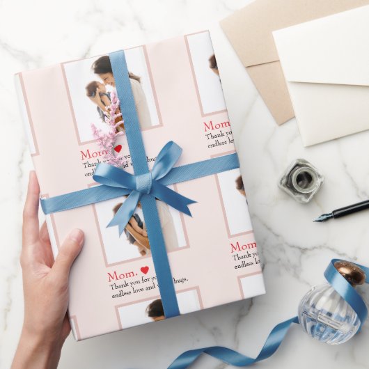 Pastel Mother's Day Wrapping Paper | Vielen Dank Geschenkpapier (Schenken)