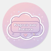 Pastel Motivational Sticker (Vorderseite)
