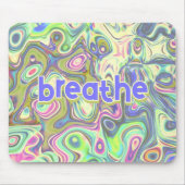 Pastel Multicolor Abstrakt Amoeba Mousepad (Vorne)